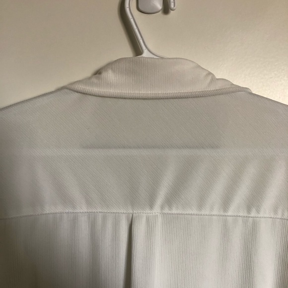 Long white button down shirt - Picture 3 of 3